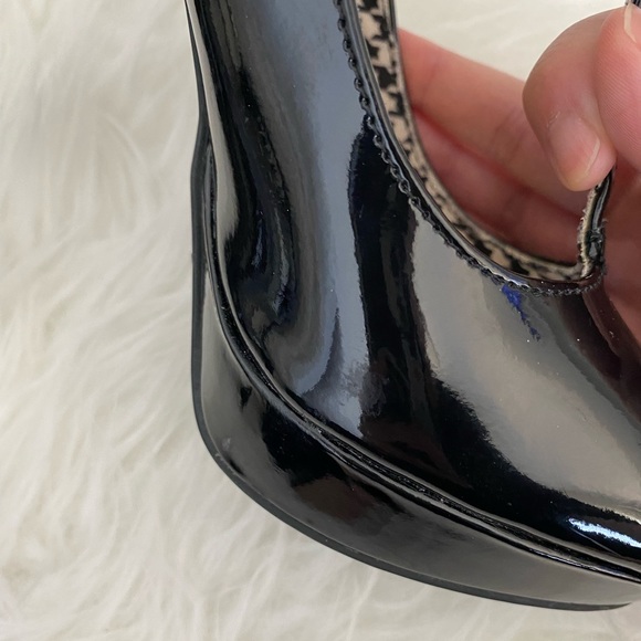 Christian Siriano Patent MaryJane Peep Toe Platform Heels - Picture 10 of 10